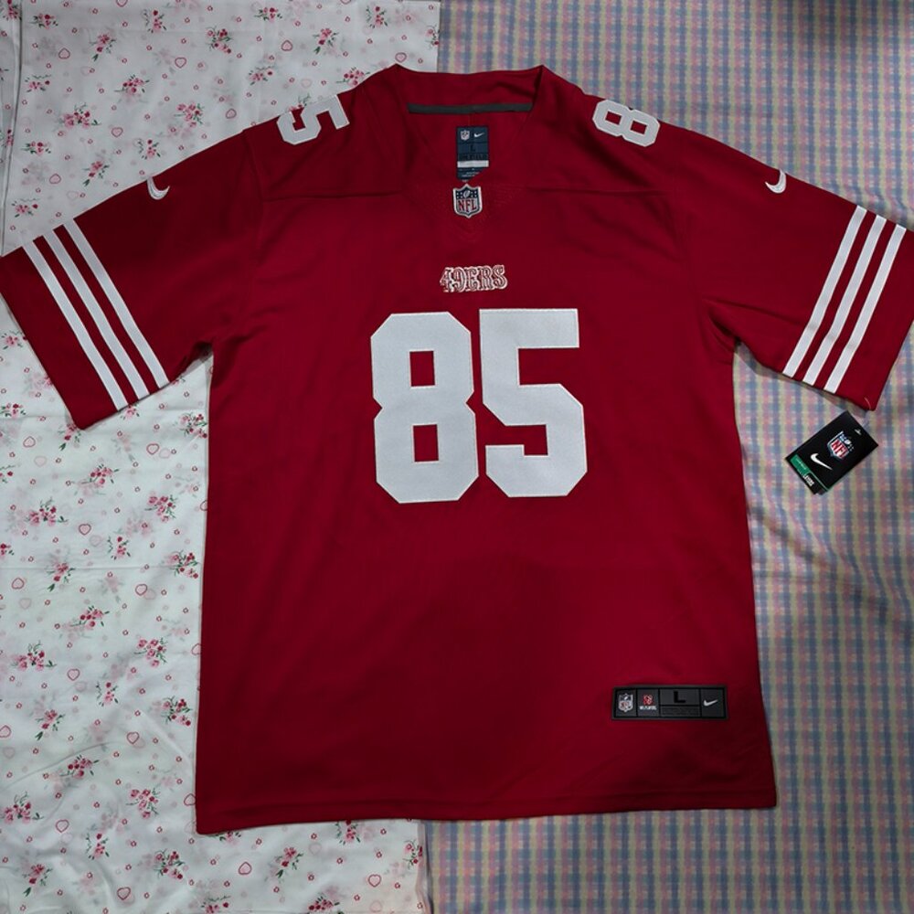 NFL San Francisco 49ers #85 Red Jersey